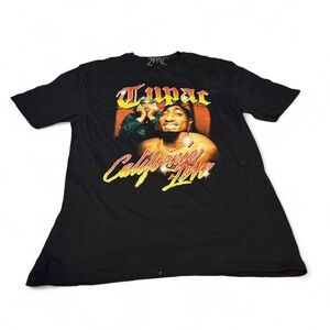 2Pac California Love short sleeve Black hiphop T-Shirt